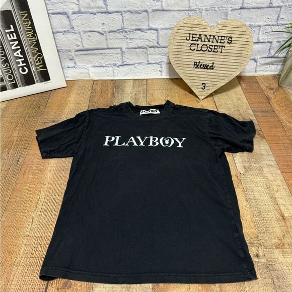 Playboy Black T-Shirt by PacSun House T-Shirt - Picture 6 of 11